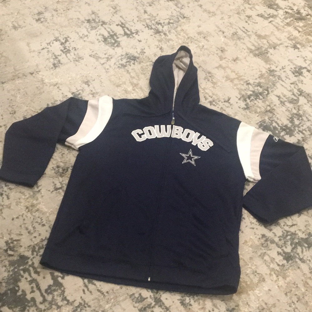 NFL Dallas Cowboys zip up hoodie size LARGE unisex without tag